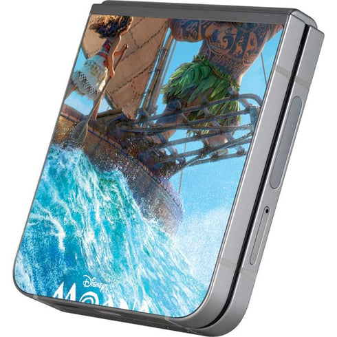 Disney Princess Moana Movie Poster Galaxy Z Flip6 Skin